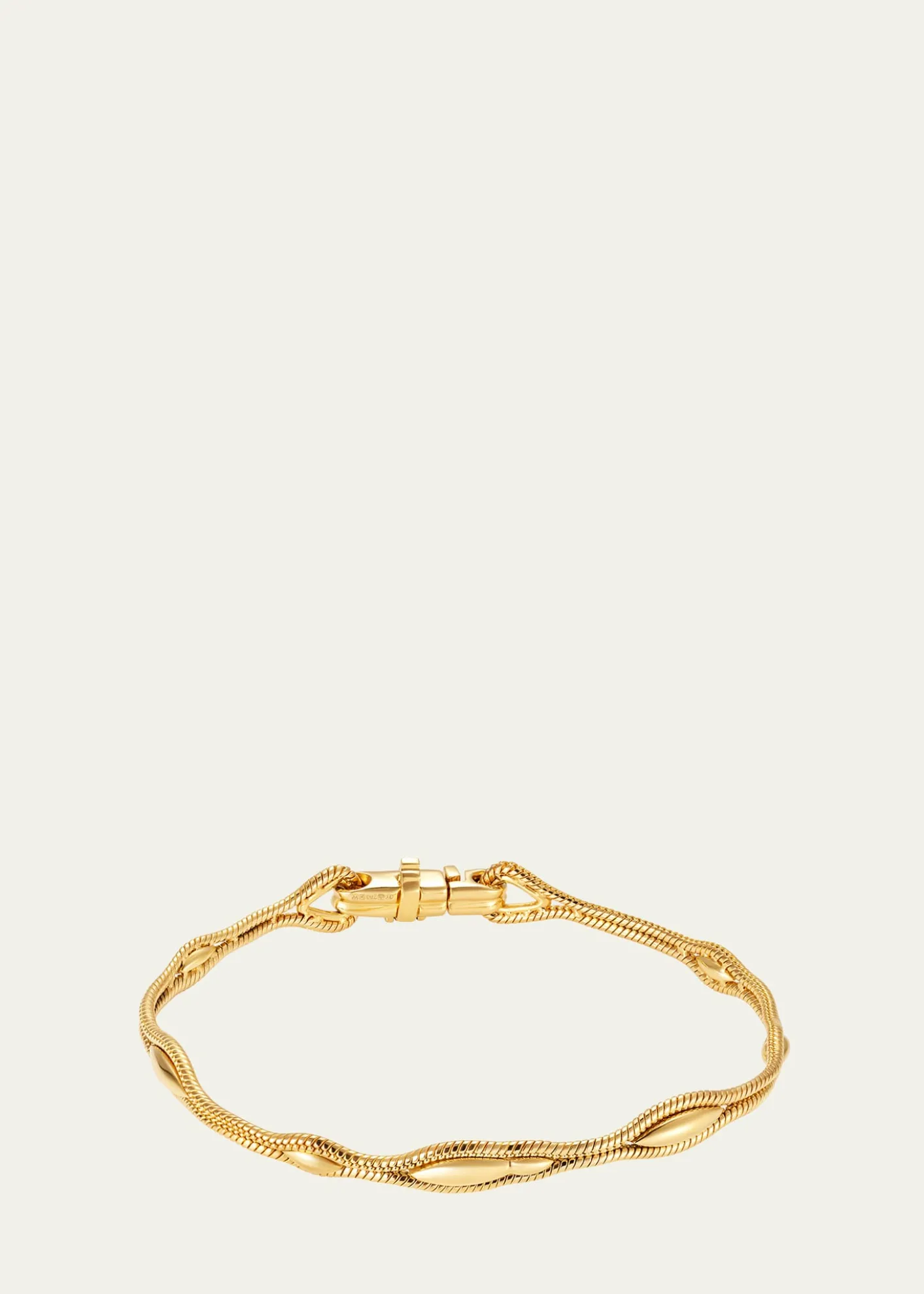Fernando Jorge18K Yellow Gold Fluid Thick Bracelet