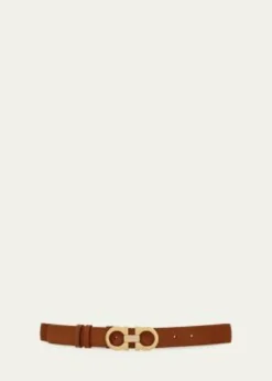 FerragamoDonna Suede Double Gancini Belt