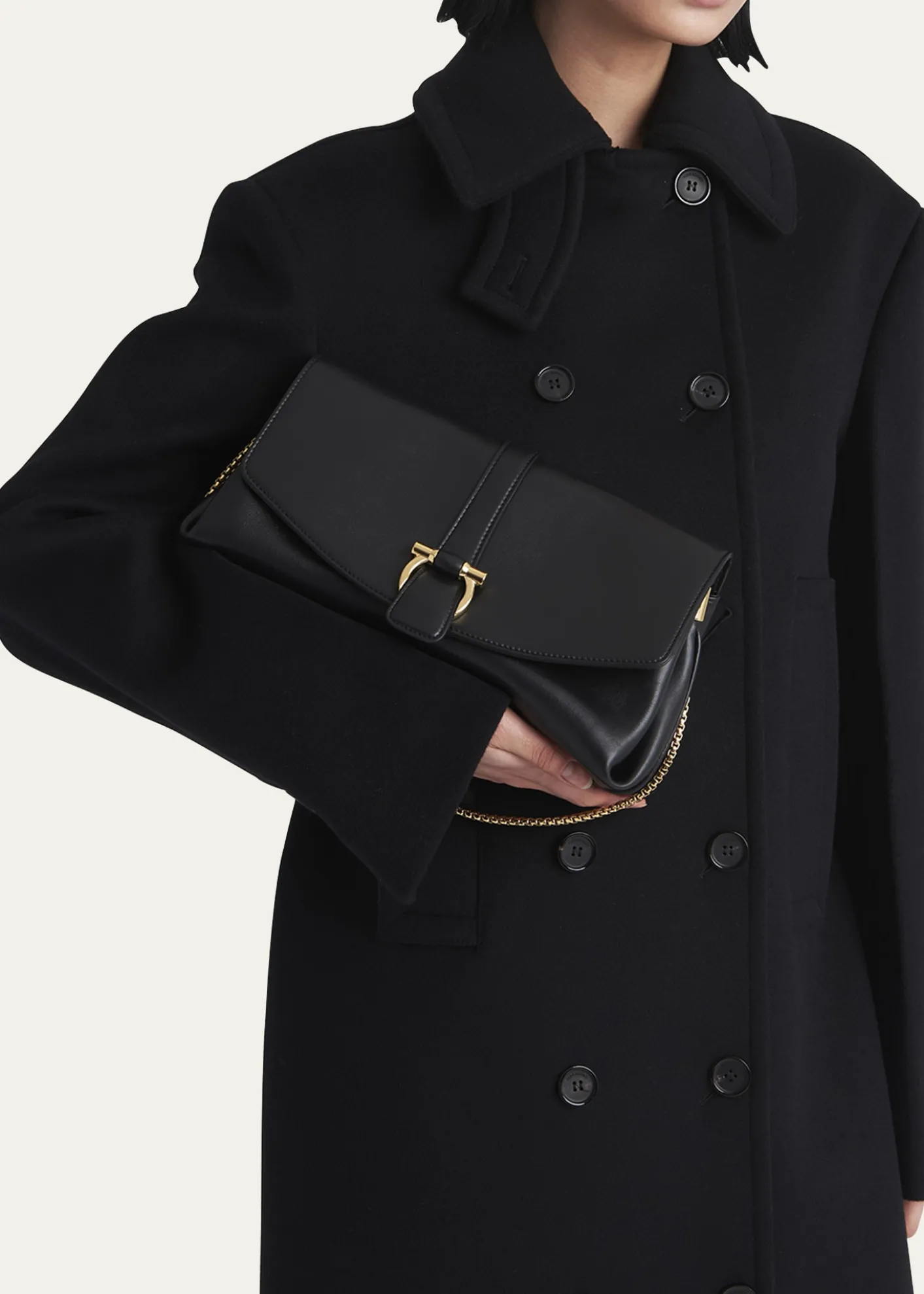 FerragamoF-Show Medium Flap Shoulder Bag