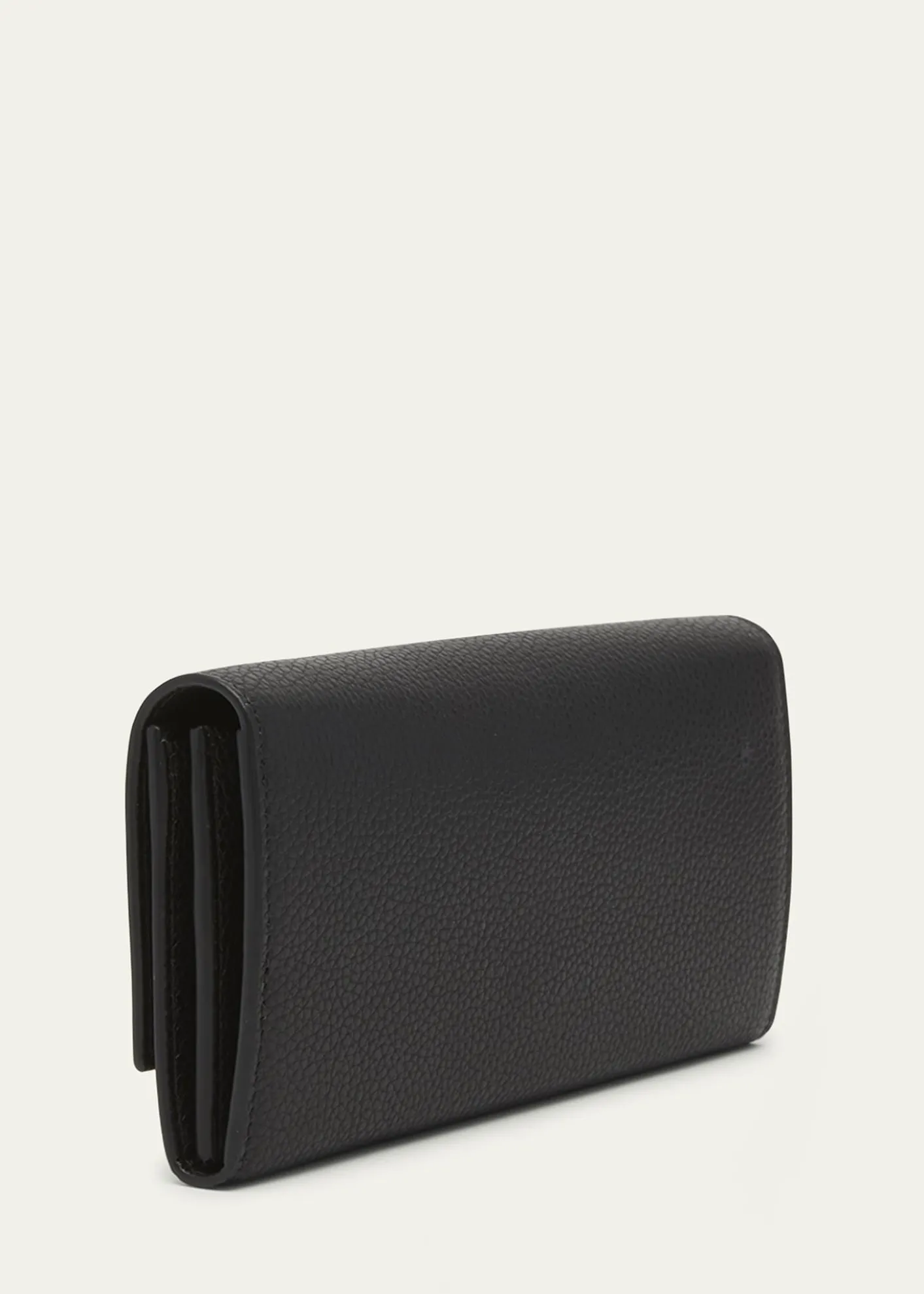 FerragamoGancino Flap Leather Wallet on Chain