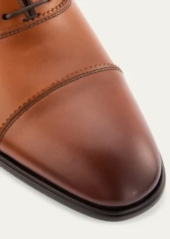 FerragamoMen's Boston Brogue Leather Cap-Toe Oxfords