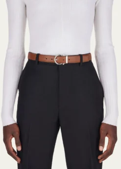 FerragamoMen's Reversible Leather Gancio-Buckle Belt