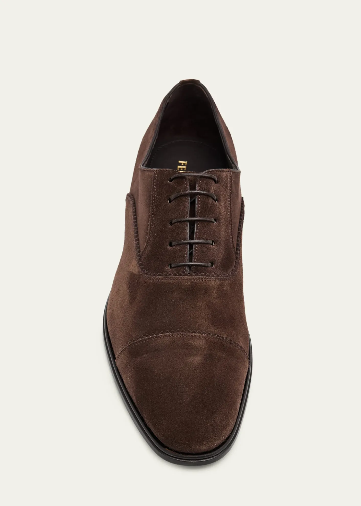 FerragamoMen's Boston Suede Cap Toe Oxford Shoes