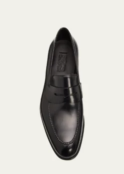 FerragamoMen's Brandy Tramezza Leather Penny Loafers