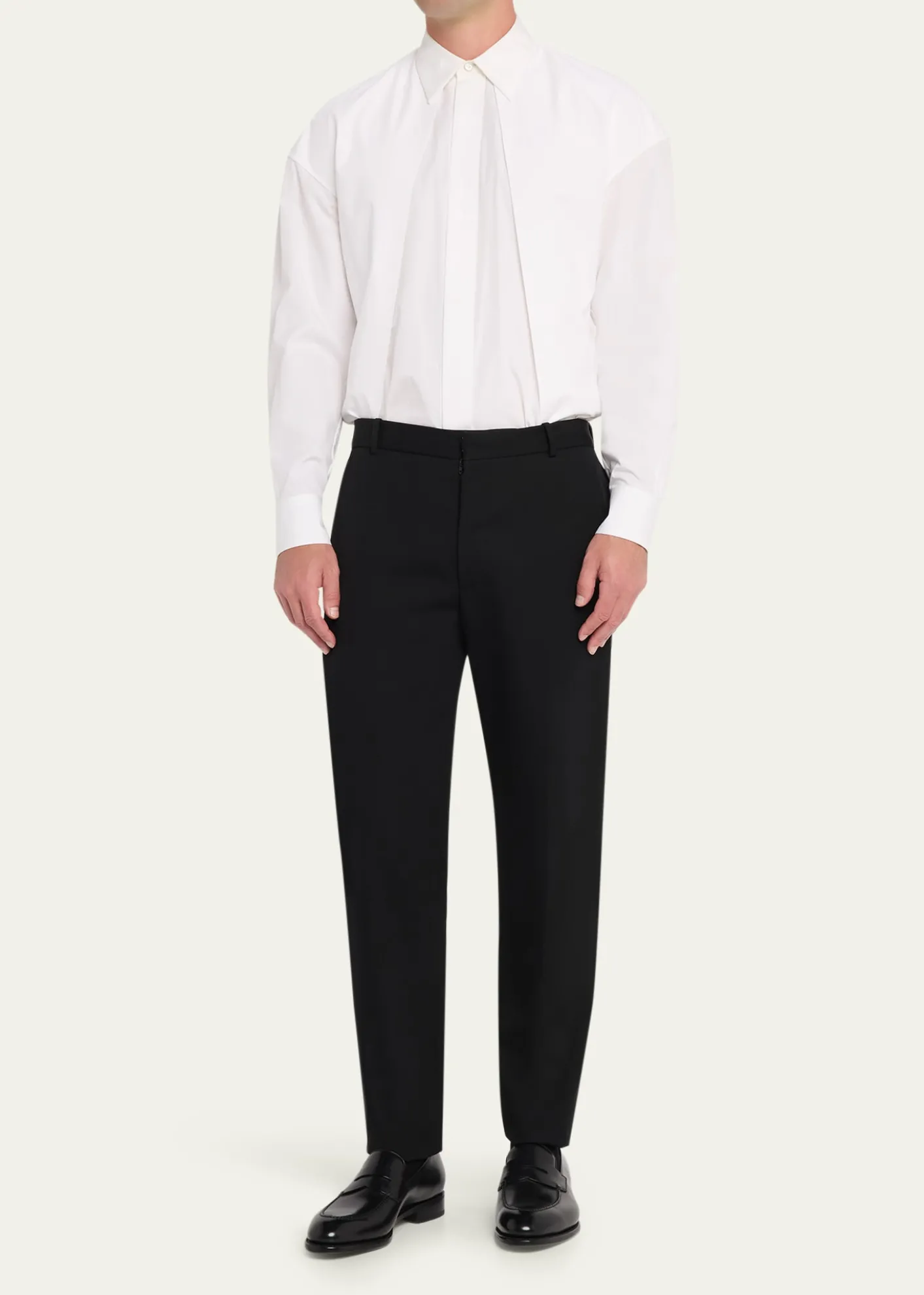 FerragamoMen's Brandy Tramezza Leather Penny Loafers