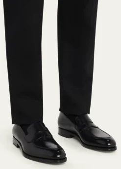 FerragamoMen's Brandy Tramezza Leather Penny Loafers
