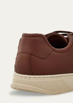 FerragamoMen's Bruce Deerskin Leather Low-Top Sneakers