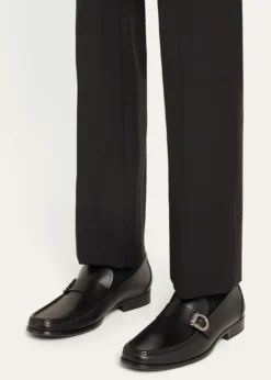 FerragamoMen's Caspian Gancio Leather Loafers