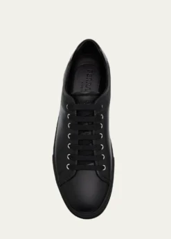 FerragamoMen's Clayton Mixed Leather Low-Top Sneakers