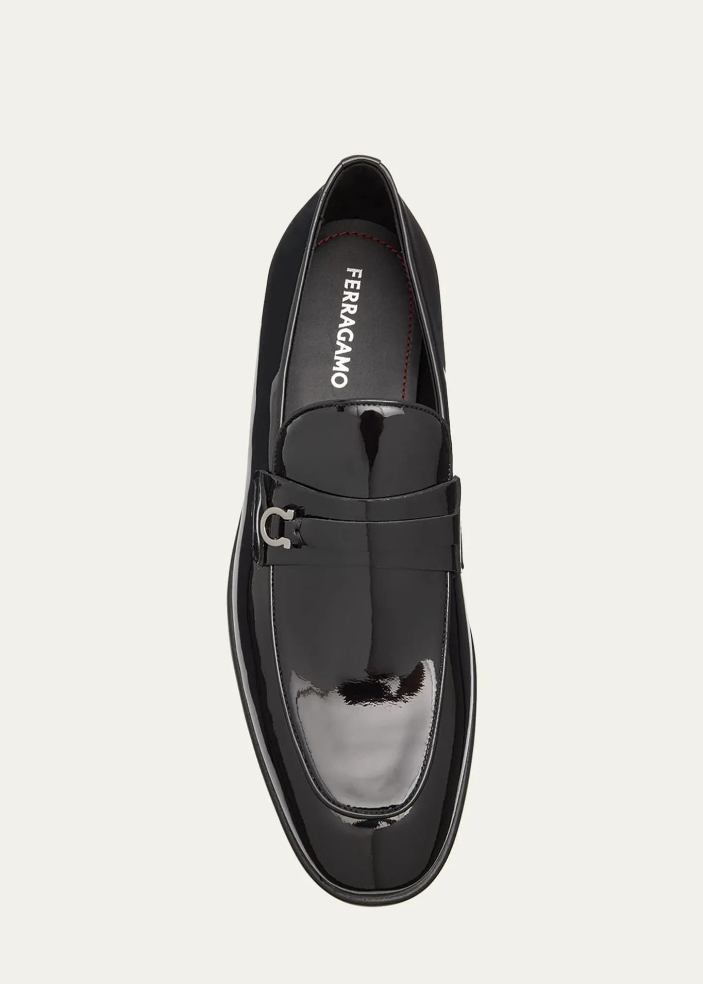 FerragamoMen's Desio Patent Leather Penny Loafers