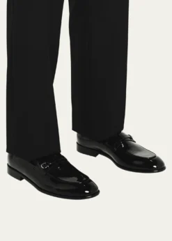 FerragamoMen's Desio Patent Leather Penny Loafers