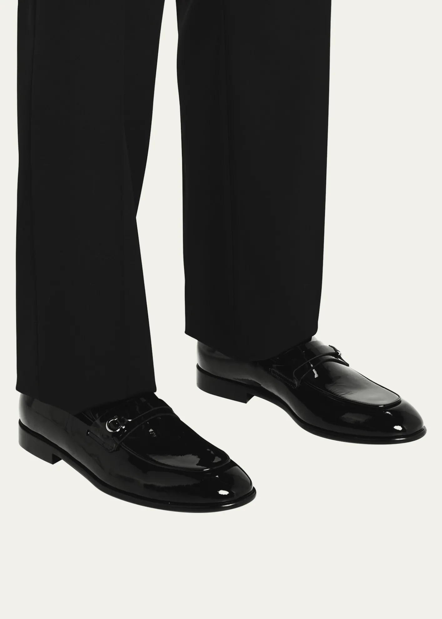 FerragamoMen's Desio Patent Leather Penny Loafers