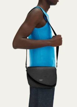 FerragamoMen's Fiamma Leather Shoulder Bag