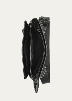 FerragamoMen's Firenze Flat Leather Crossbody Bag