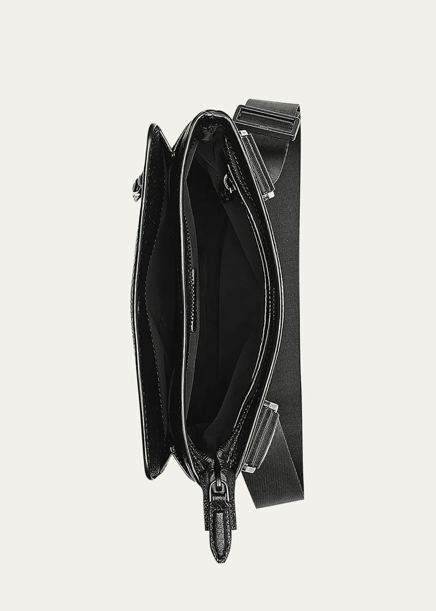 FerragamoMen's Firenze Flat Leather Crossbody Bag