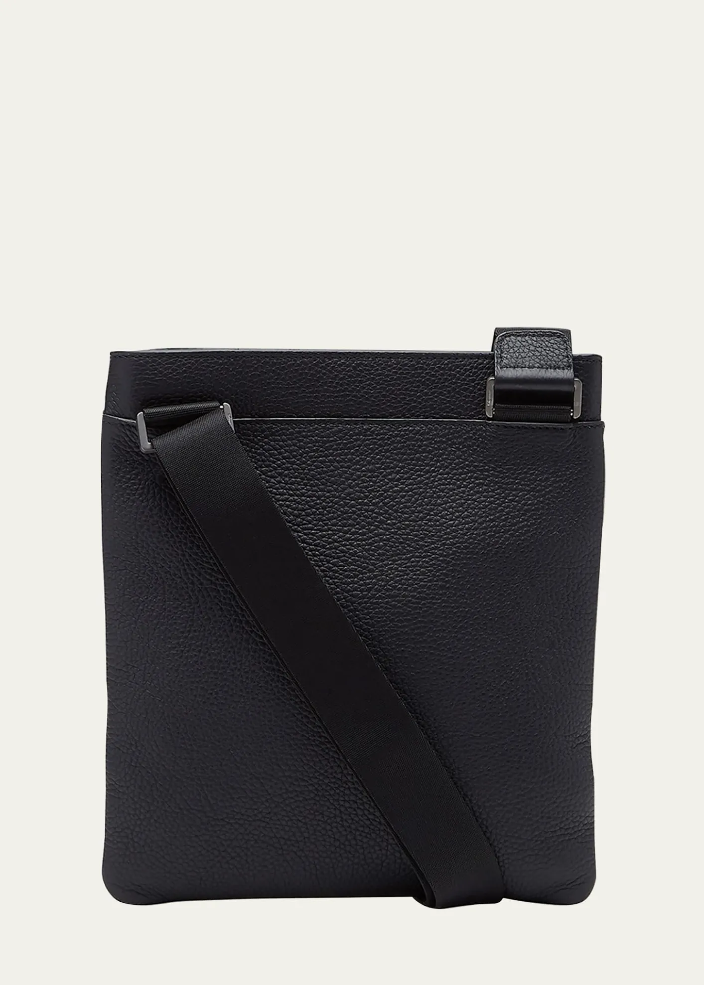 FerragamoMen's Firenze Flat Leather Crossbody Bag