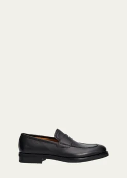 FerragamoMen's Hammered Leather Penny Loafers