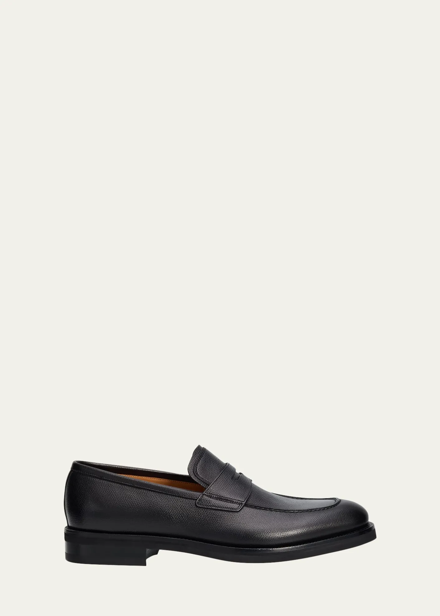 FerragamoMen's Hammered Leather Penny Loafers