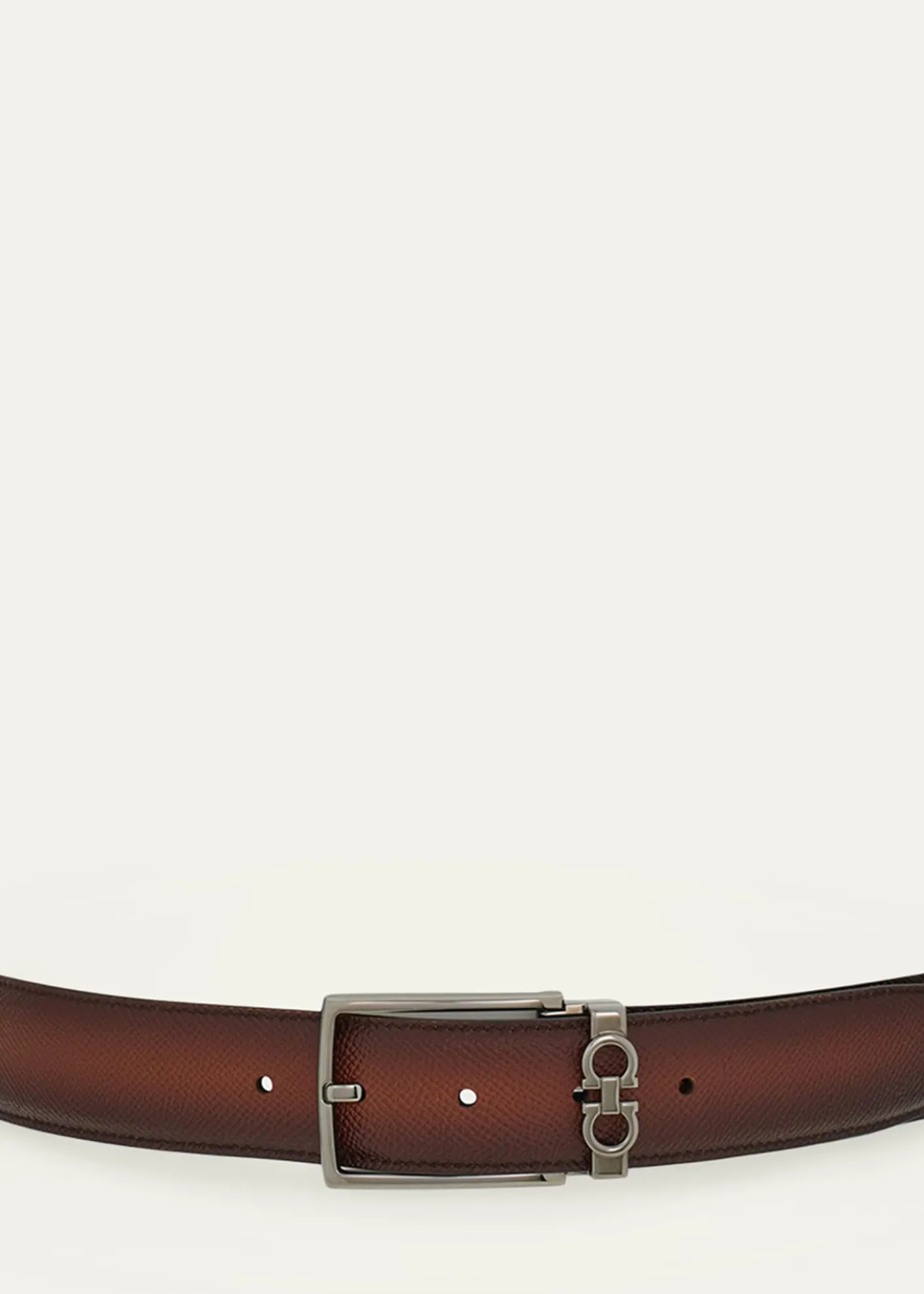 FerragamoMen's Mini Gancio Reversible Leather Belt