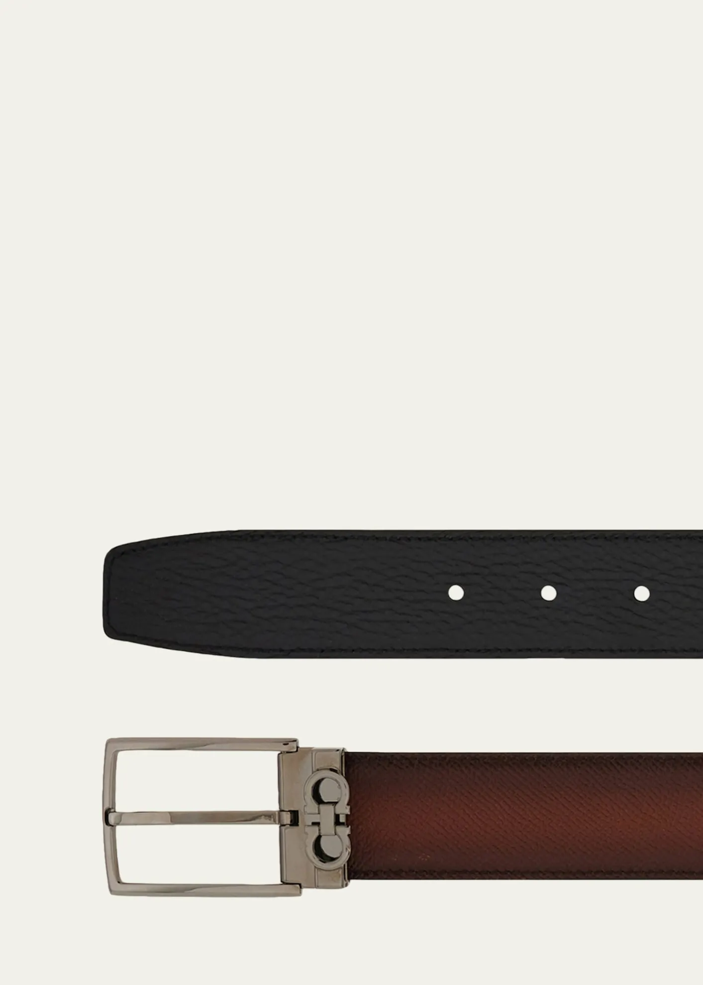 FerragamoMen's Mini Gancio Reversible Leather Belt