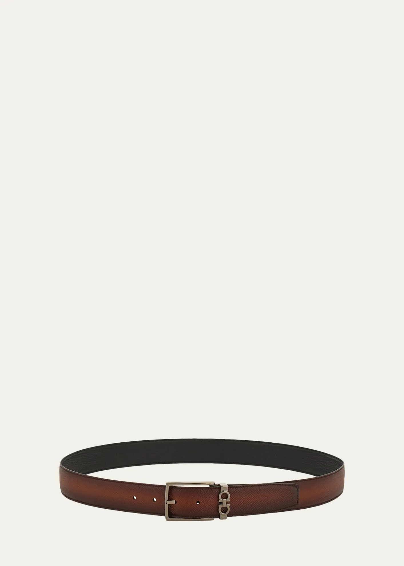 FerragamoMen's Mini Gancio Reversible Leather Belt