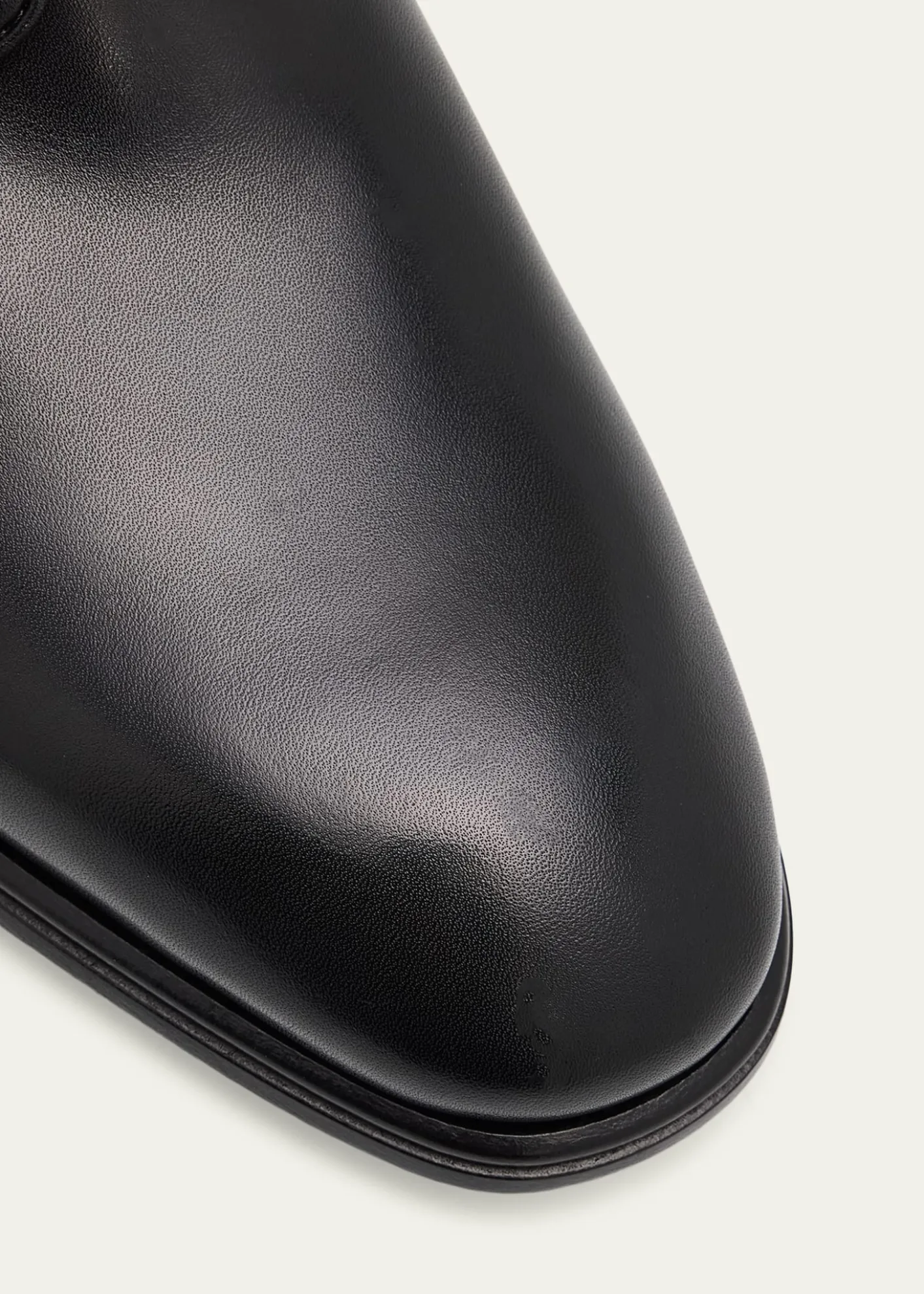 FerragamoMen's Stefano Almond-Toe Leather Derby Shoes