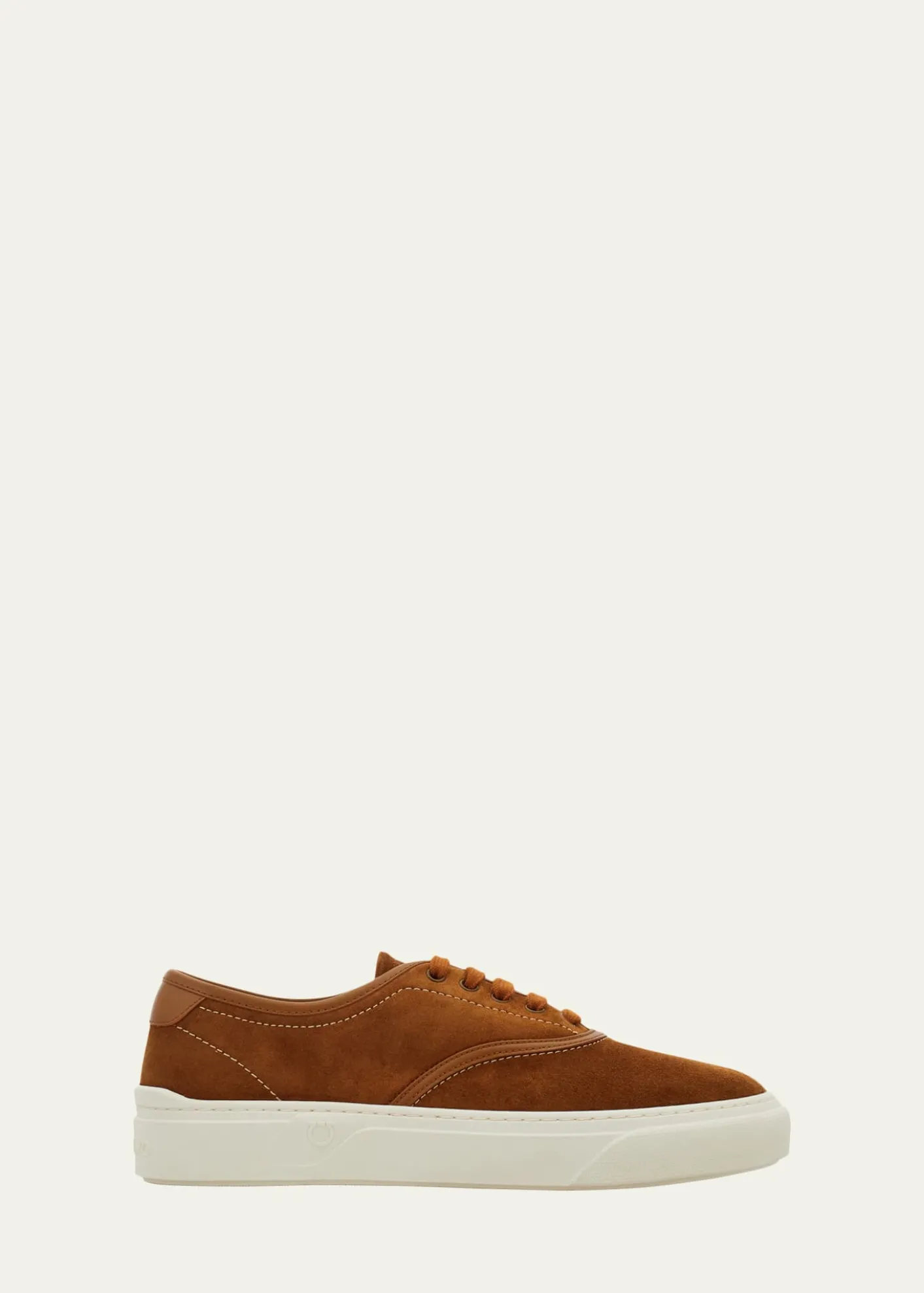 FerragamoMen's Sunset Suede Low-Top Sneakers