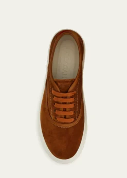 FerragamoMen's Sunset Suede Low-Top Sneakers