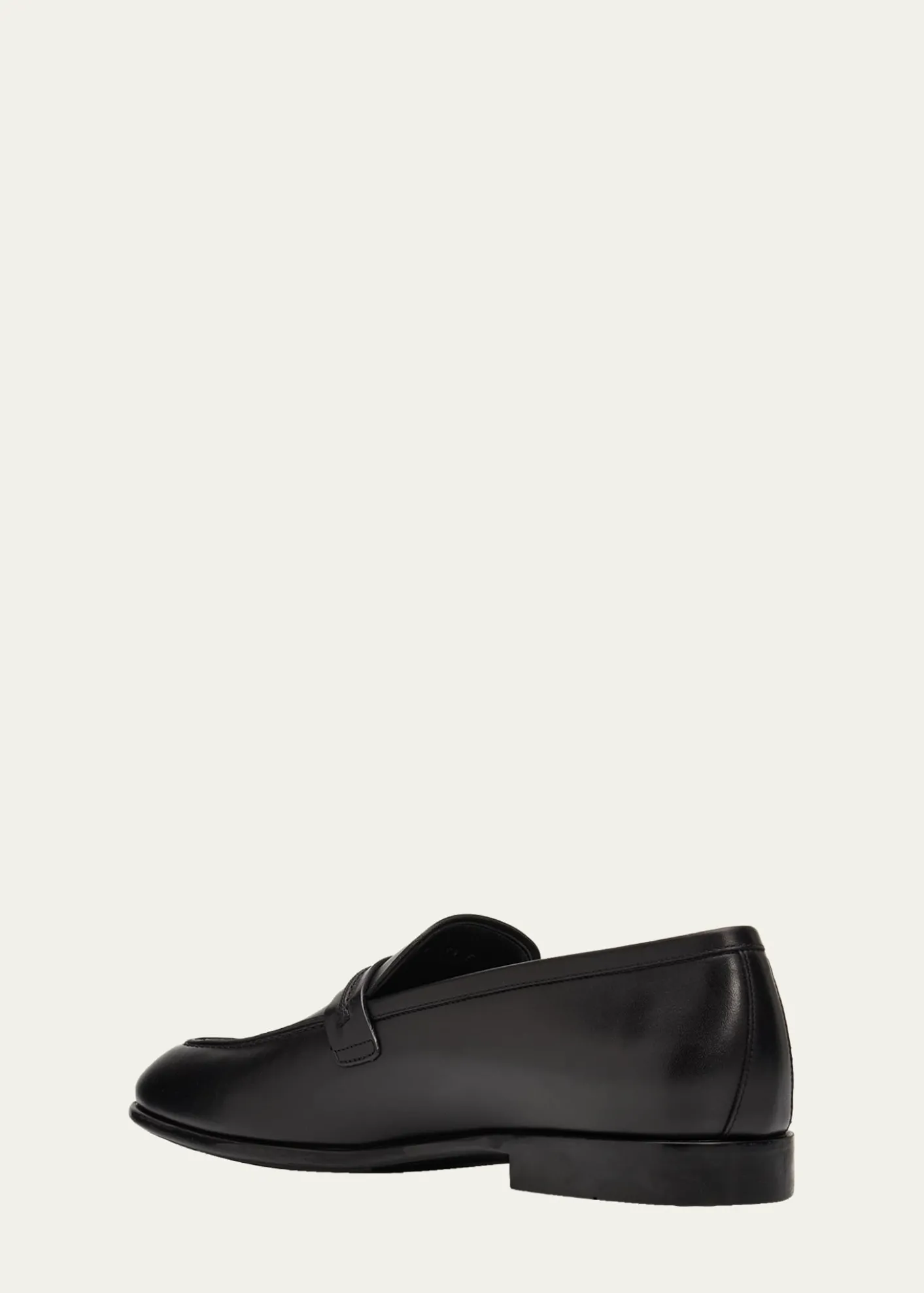 FerragamoMen's Terence Calfskin Gancini Saddle-Strap Loafers
