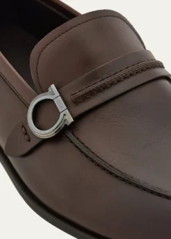 FerragamoMen's Terence Leather Gancini Loafers