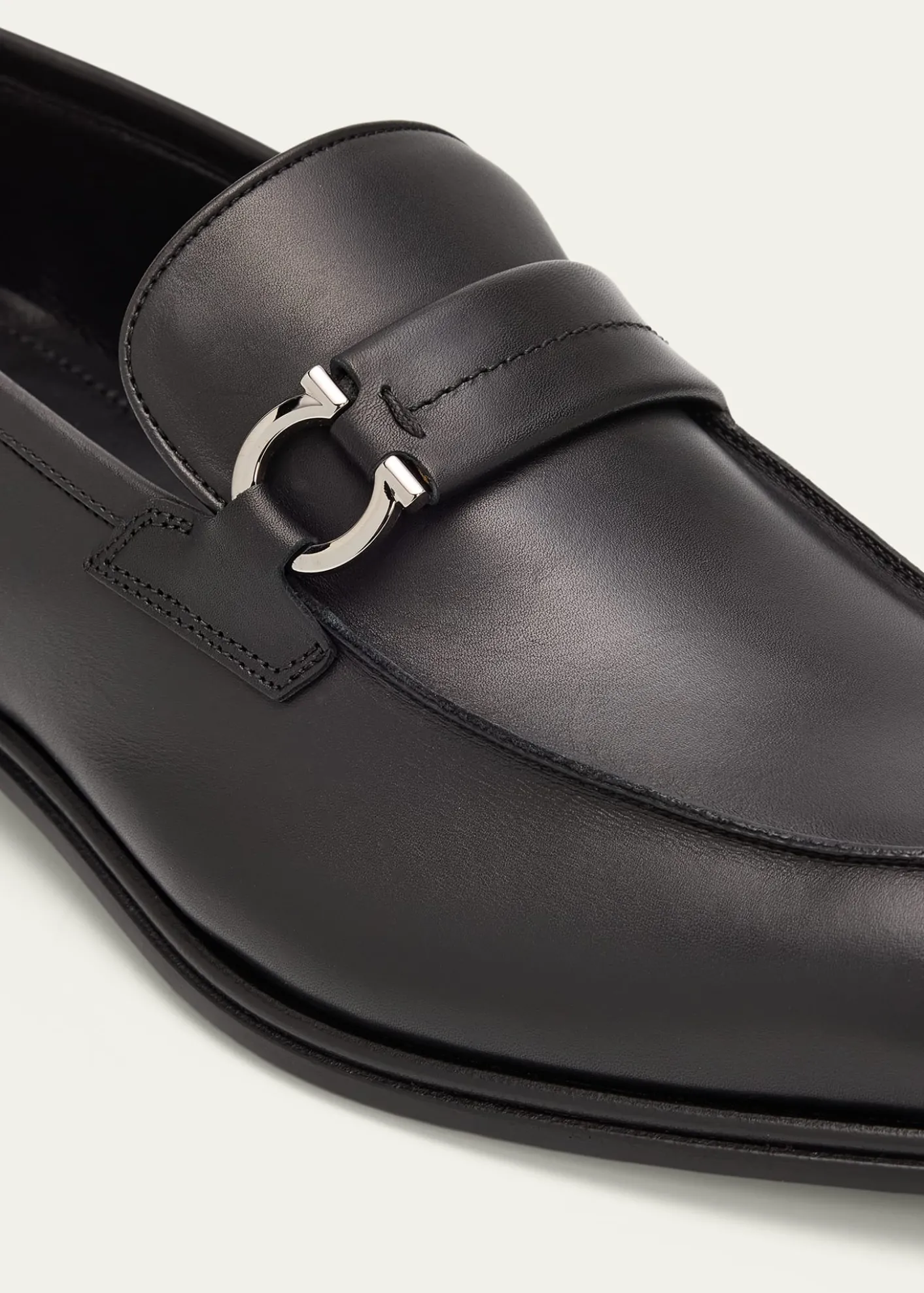 FerragamoMen's Turner Side-Gancini Leather Loafers