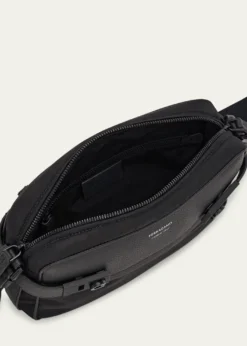 FerragamoMen's Twins Nylon and Leather Shoulder Bag