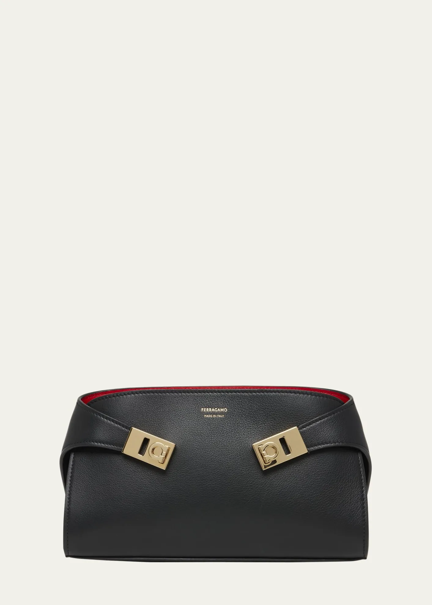 FerragamoMini Hug Leather Crossbody Bag