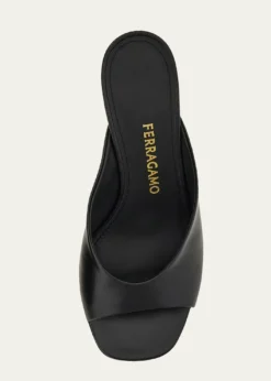 Ferragamo55mm Igea Leather Mules