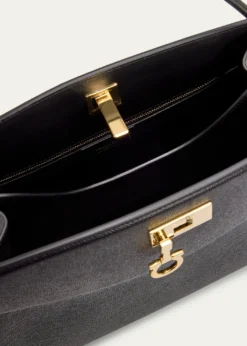 FerragamoNew Studio Box Medium Top Handle Bag