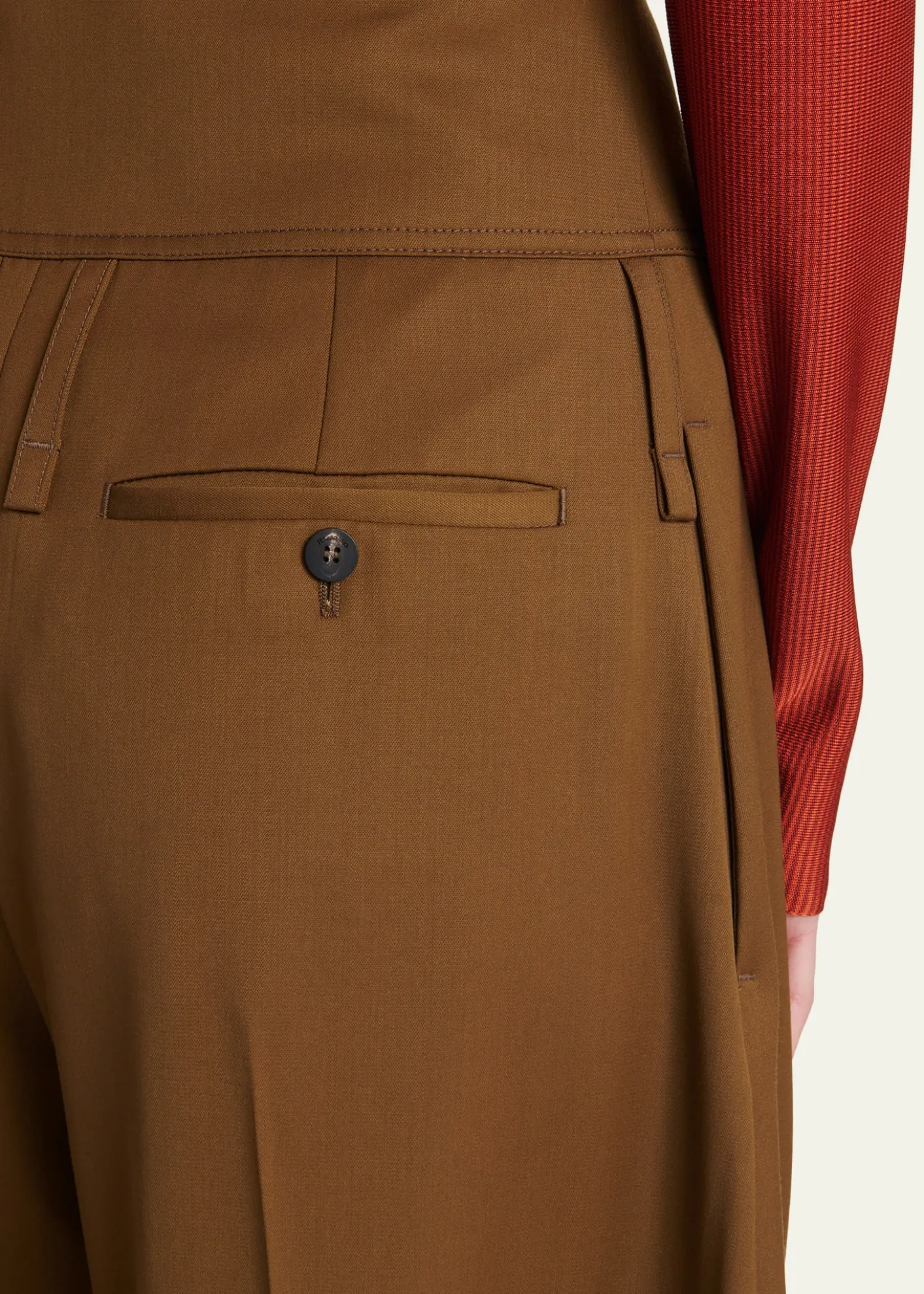 FerragamoPleated Wool-Cashmere Barrel-Leg Trousers