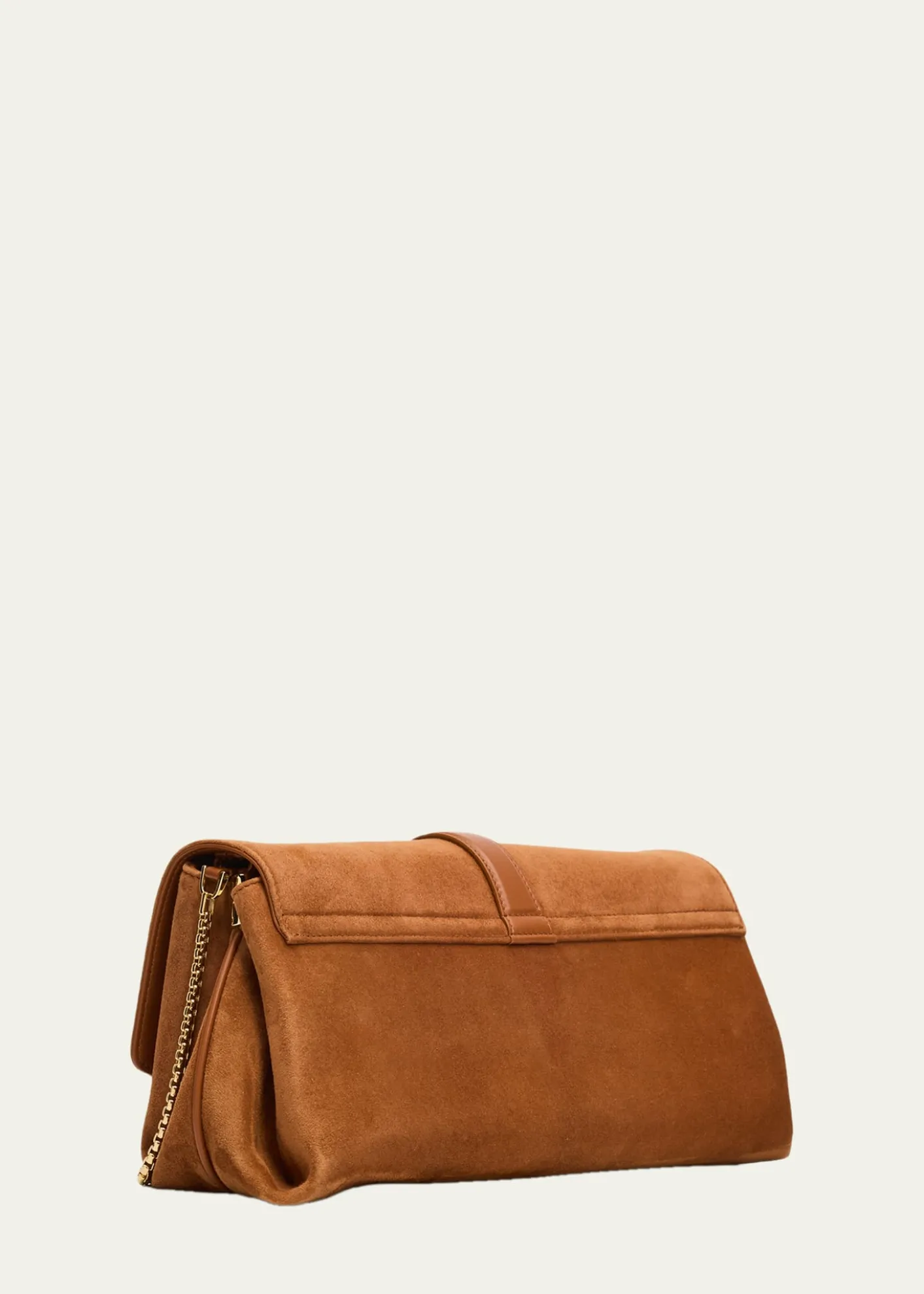 FerragamoSuede Gancio Buckle Shoulder Bag