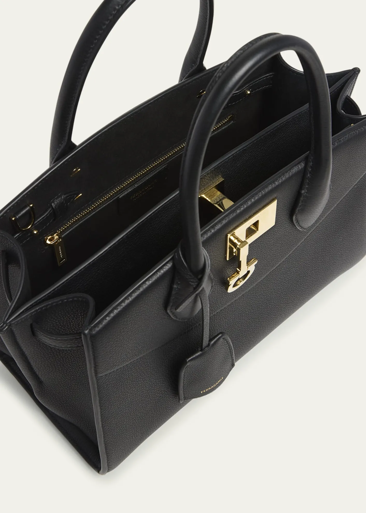 FerragamoThe New Studio Soft Leather Top-Handle Bag