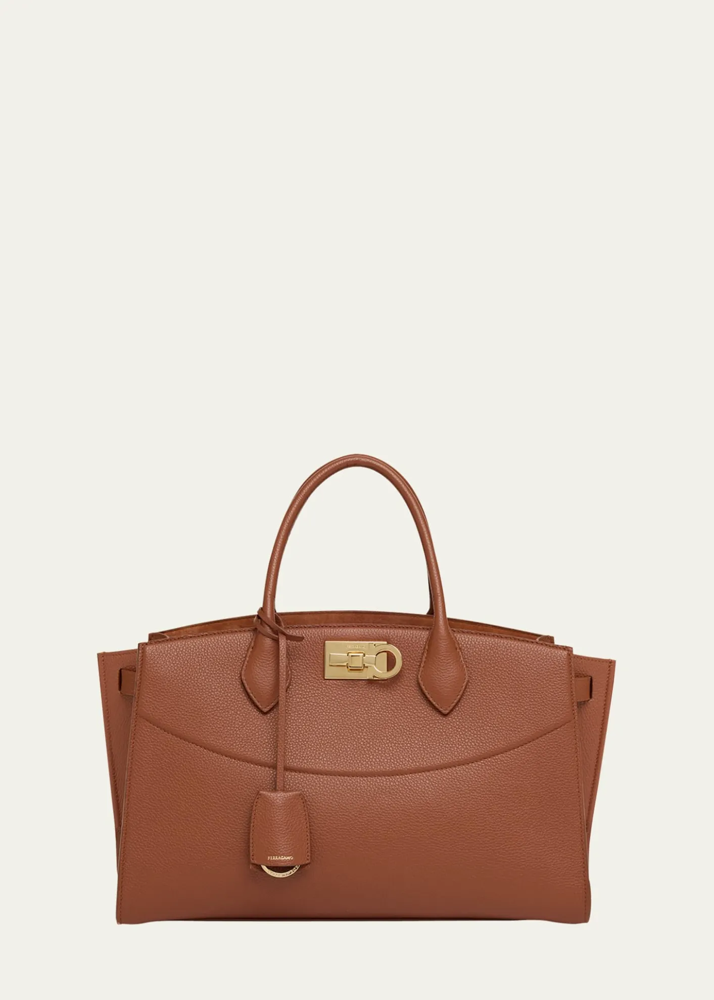 FerragamoThe New Studio Soft Leather Top-Handle Bag