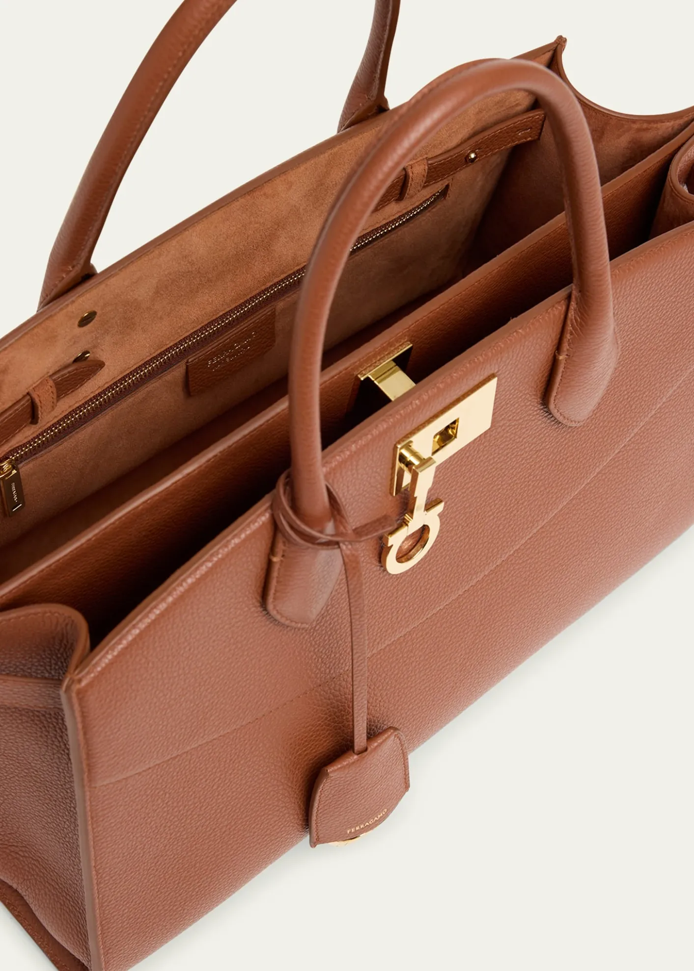 FerragamoThe New Studio Soft Leather Top-Handle Bag