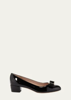 FerragamoVara Bow Leather Low Pumps