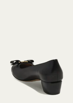 FerragamoVara Icon Leather Bow Pumps