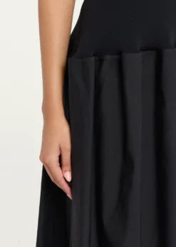FFormeMarina Sleeveless Cotton-Silk Flared Midi Dress