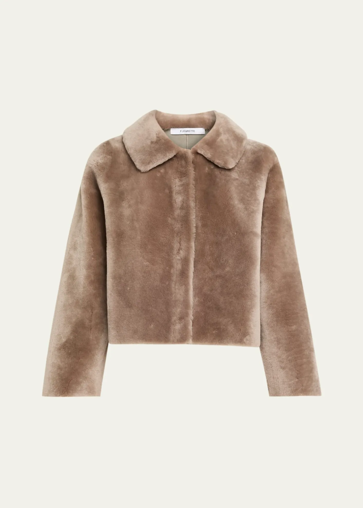 FleuretteOdette Reversible Cropped Shearling Jacket
