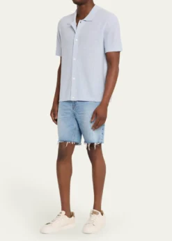 FRAMEMen's Baggy Jean Cutoff Shorts