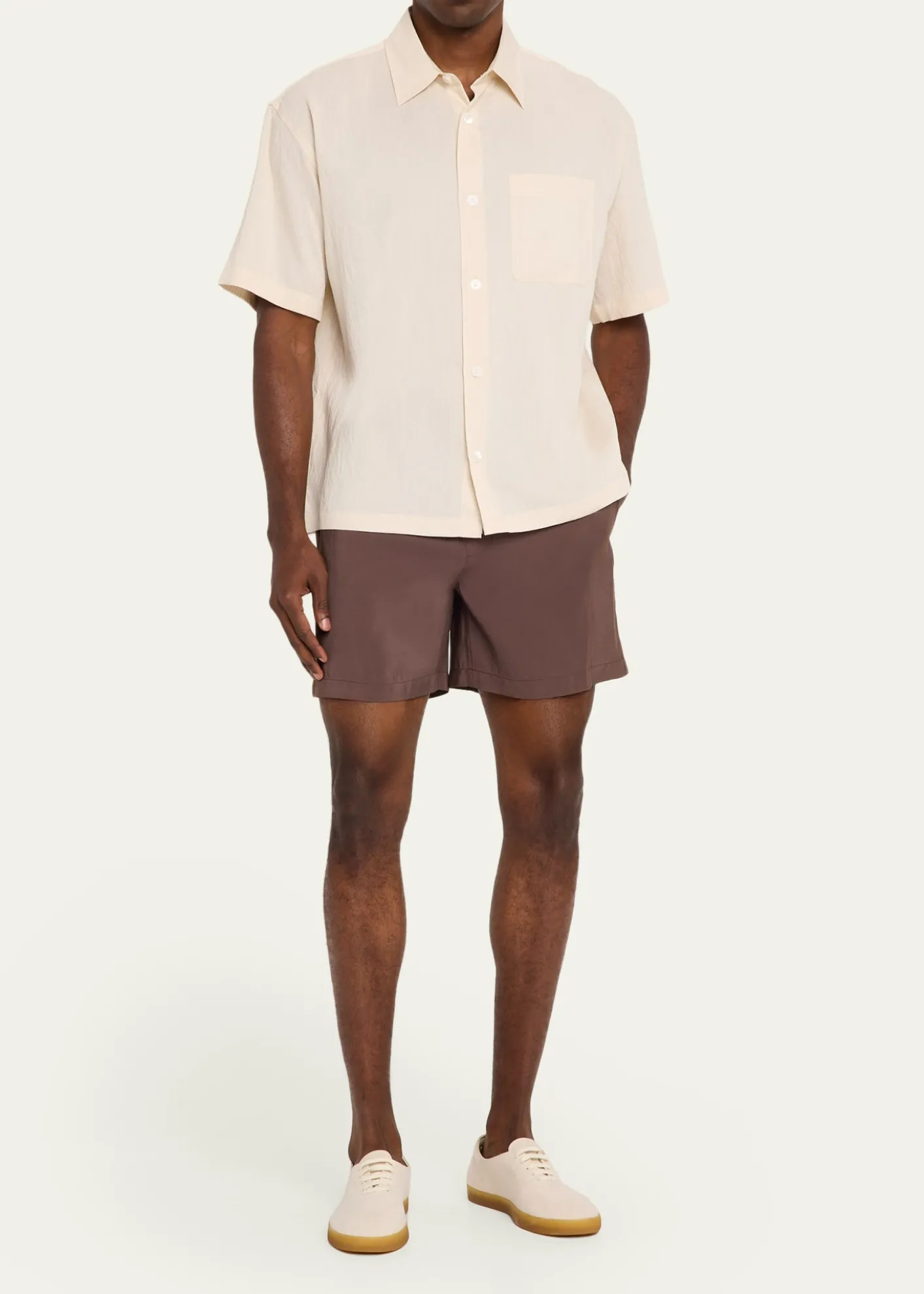 FRAMEMen's Modal Blend Pull-On Drawstring Shorts
