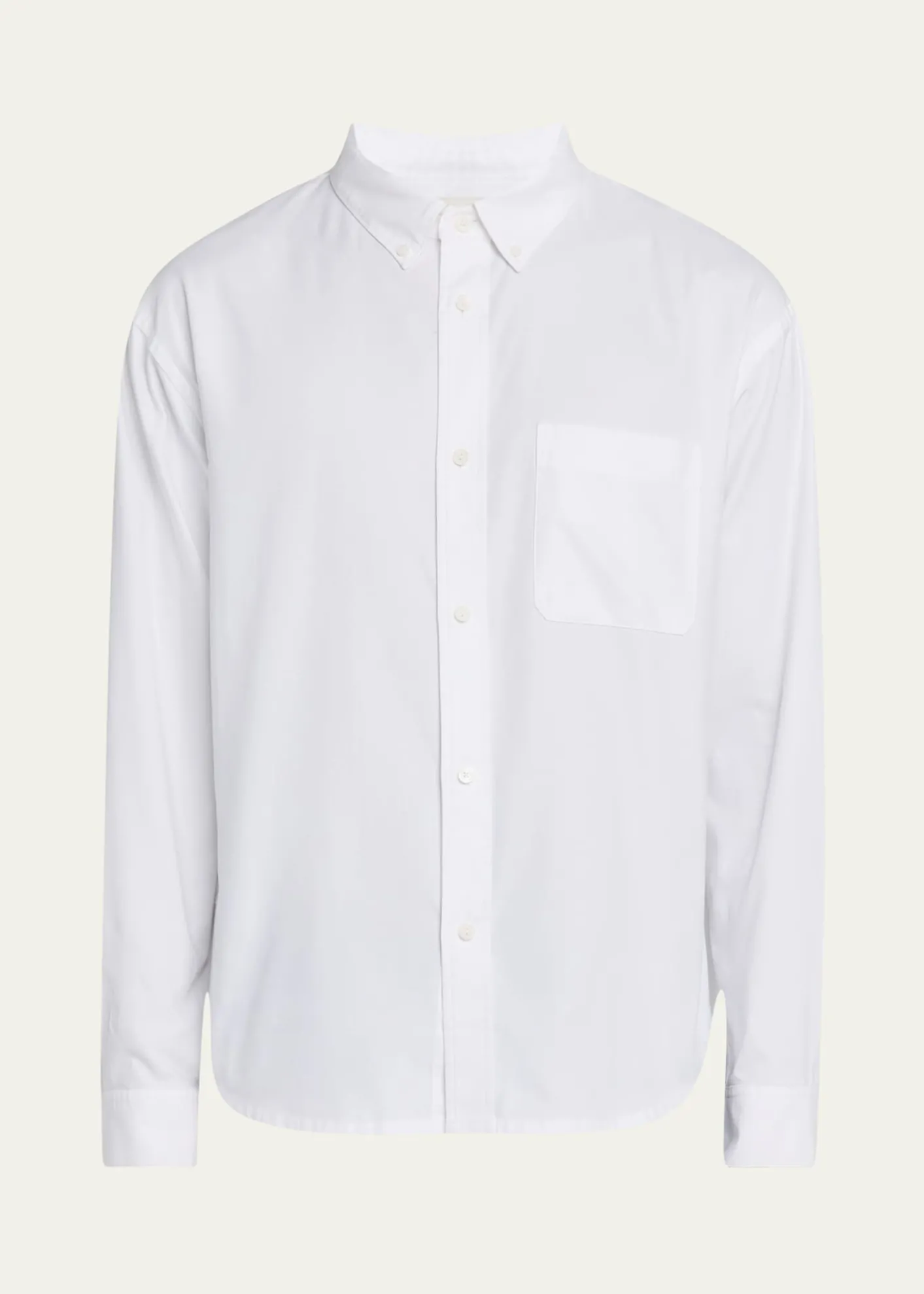 FRAMEMen's Button-Collar Cotton Oxford Sport Shirt