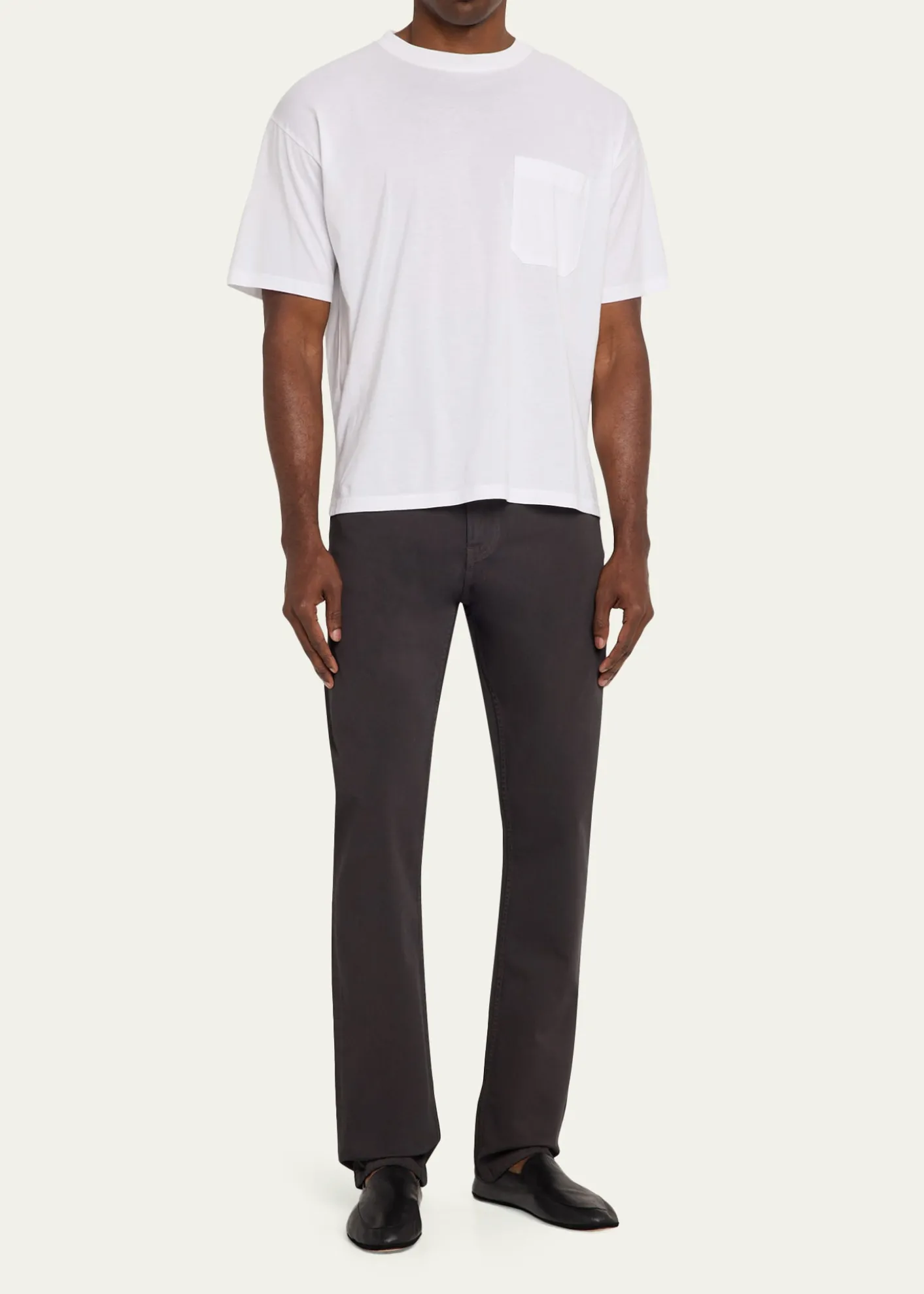 FRAMEMen's Cotton Relaxed Pocket T-Shirt