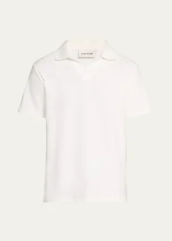 FRAMEMen's Jacquard Polo Shirt