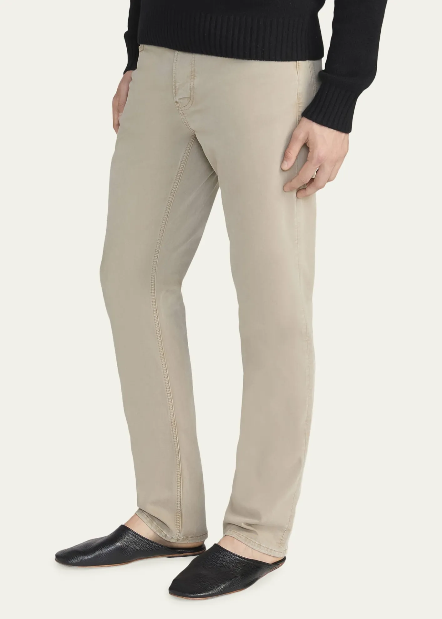 FRAMEMen's Modern Straight Fit Five-Pocket Pants